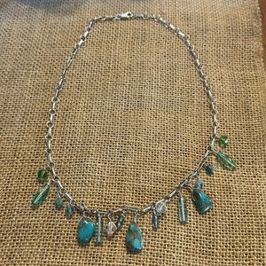 Selling 925Sterling princess of the sea,Swarovski crystals, Seaglass&turquoise.